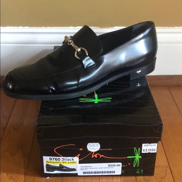 Spazzolato Bit Black Loafer - Picture 1 of 3